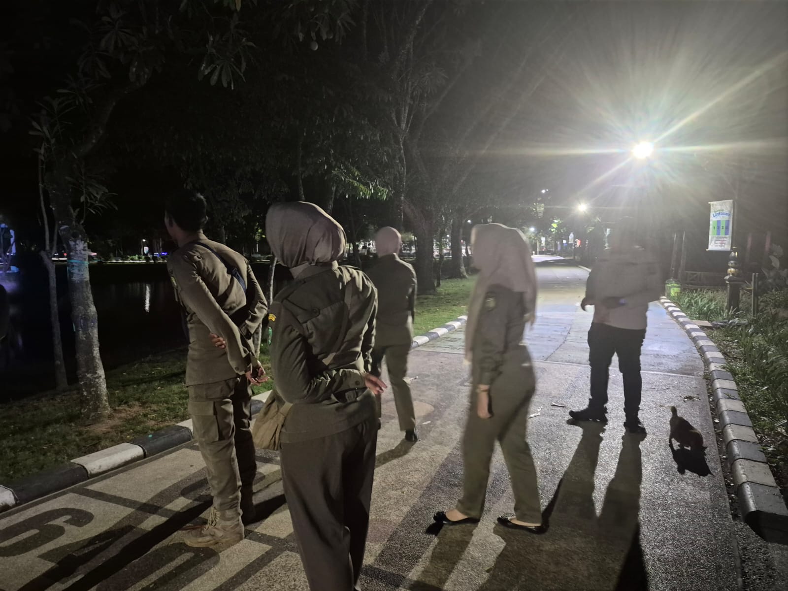 Pelaksanaan Patroli Malam Rutin